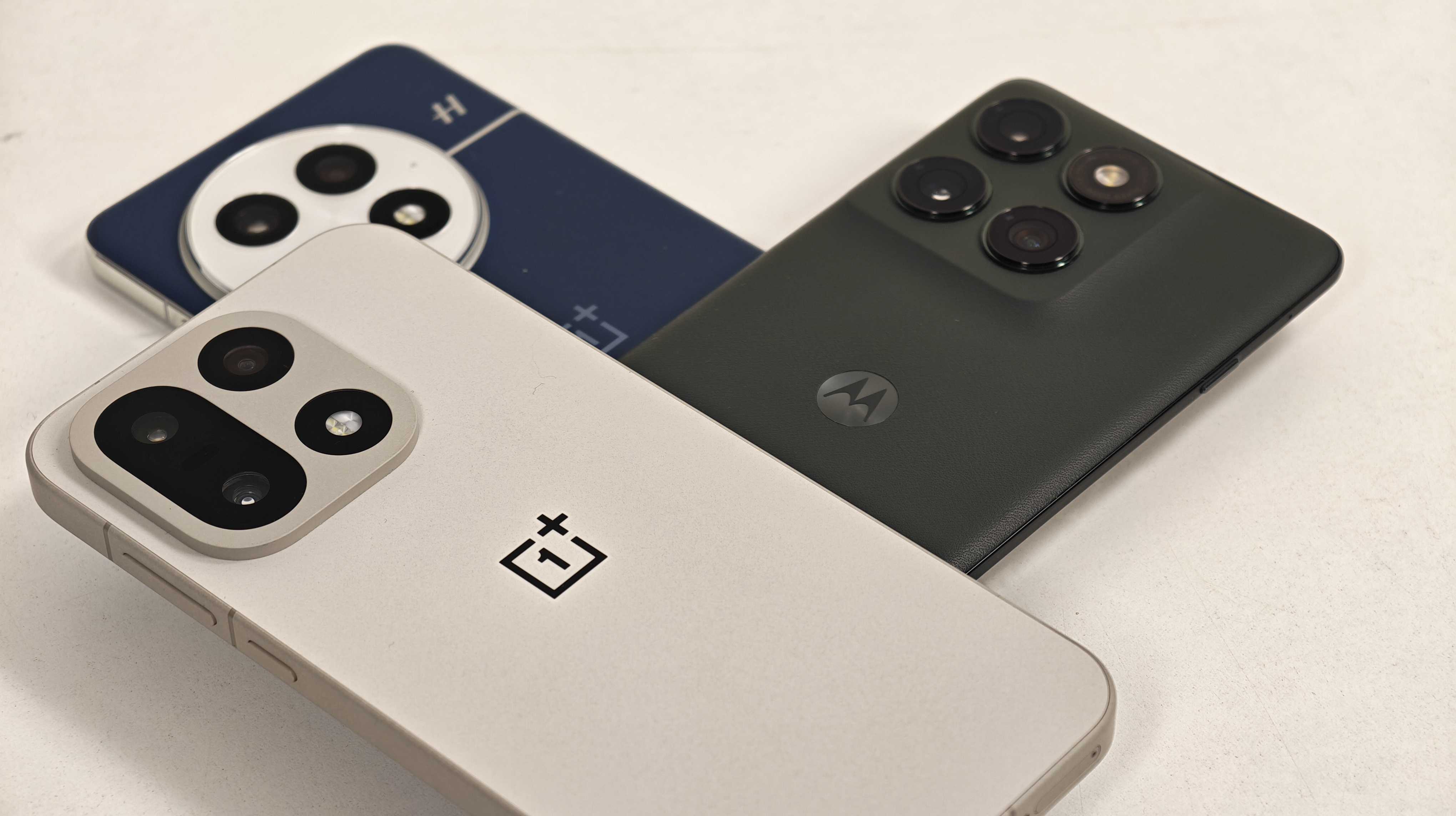 The OnePlus 13 and OnePlus 15 with the Motorola Edge 2025