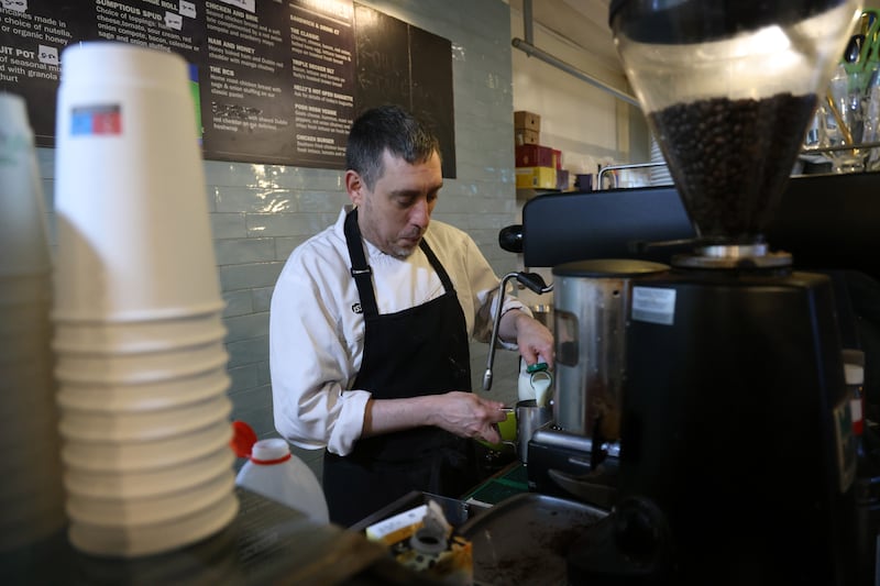 Francis Quinn at work in High Nelly’s 