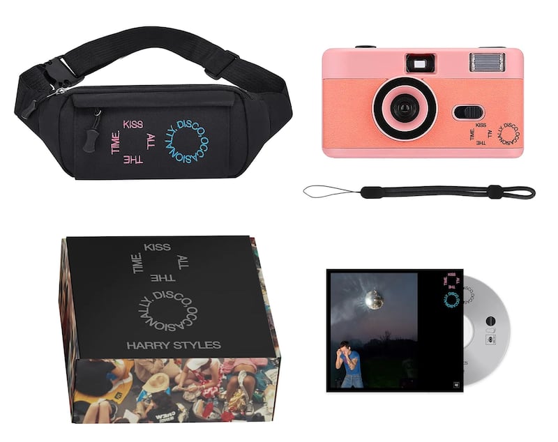 Sold out: the limited-edition camera and CD box set of Kiss All the Time. Disco, Occasionally.