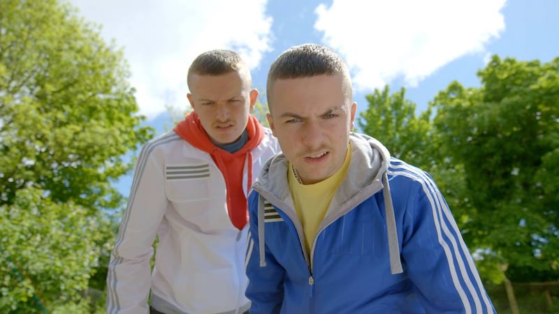 Chris Walley and Alex Murphy in The Young Offenders.