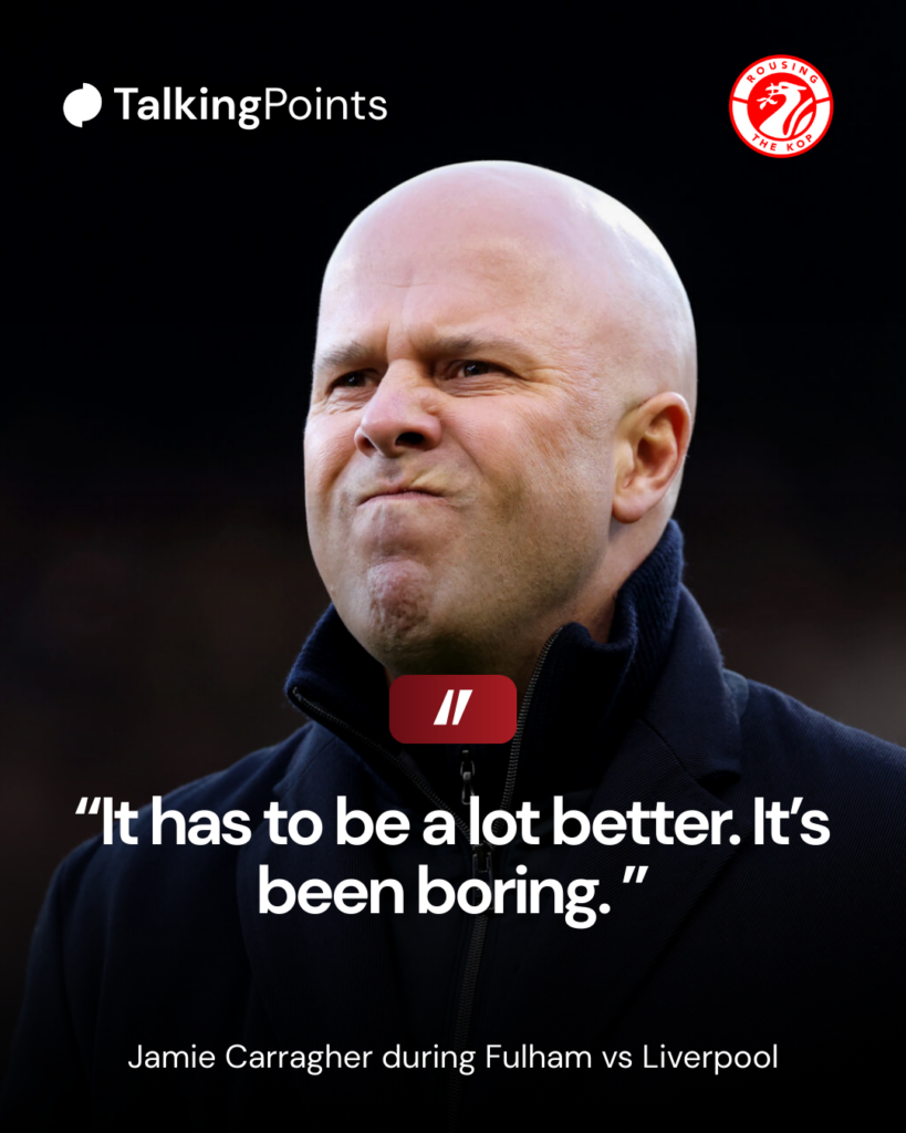 Arne Slot prior to Fulham v Liverpool - Premier League