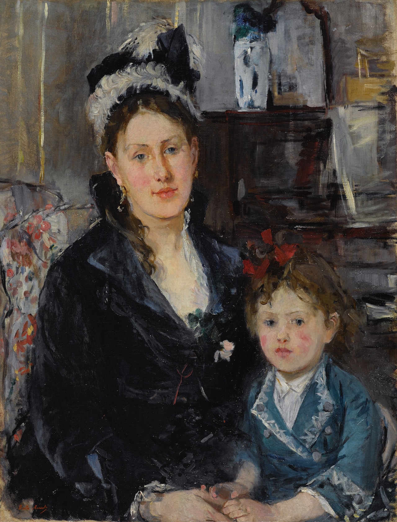 "Madame Boursier and Her Daughter"