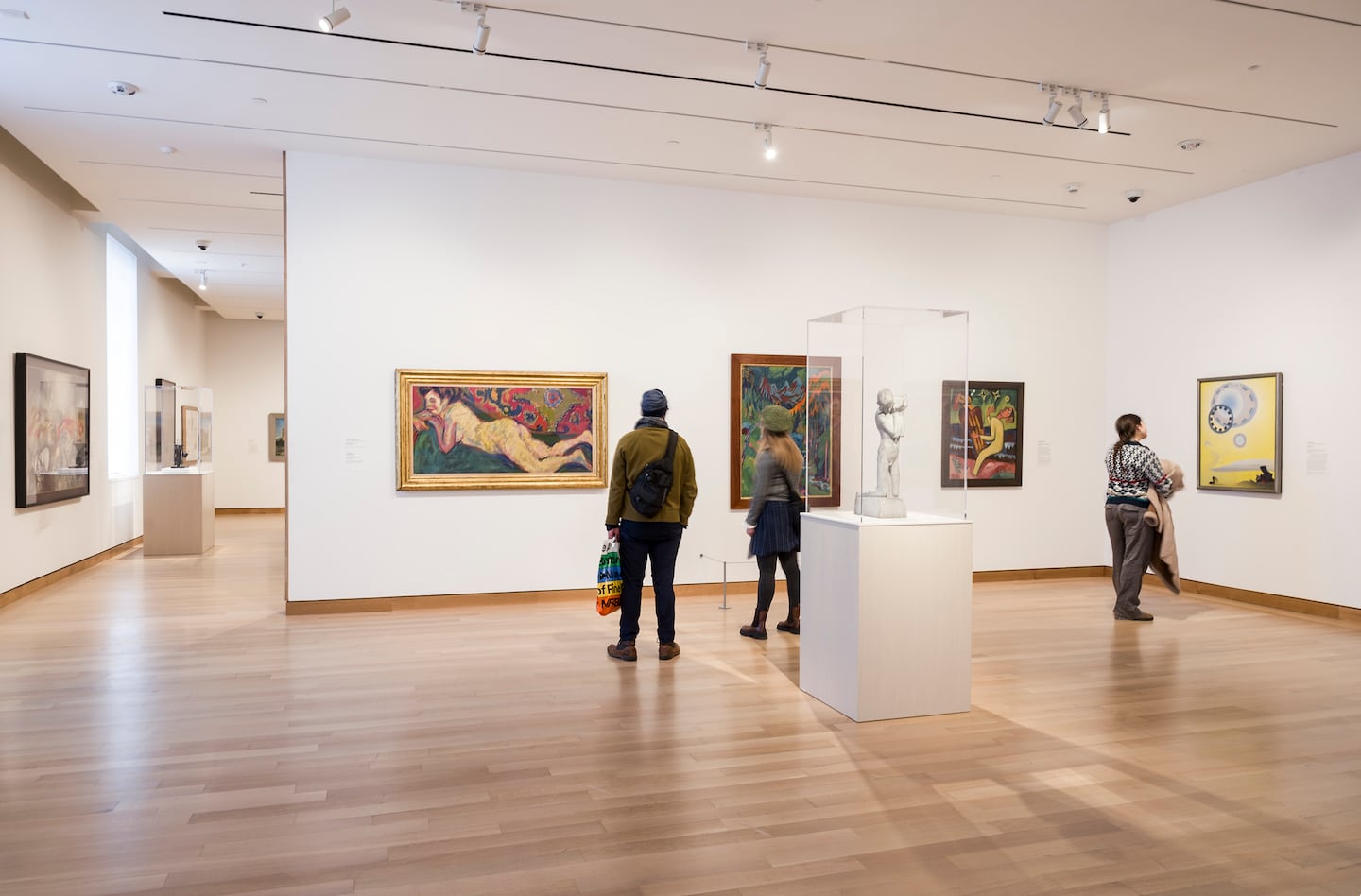 Inside the newly opened Modern art galleries at the Museum of Fine Arts, used as office space and shuttered from the public for more than 15 years. 