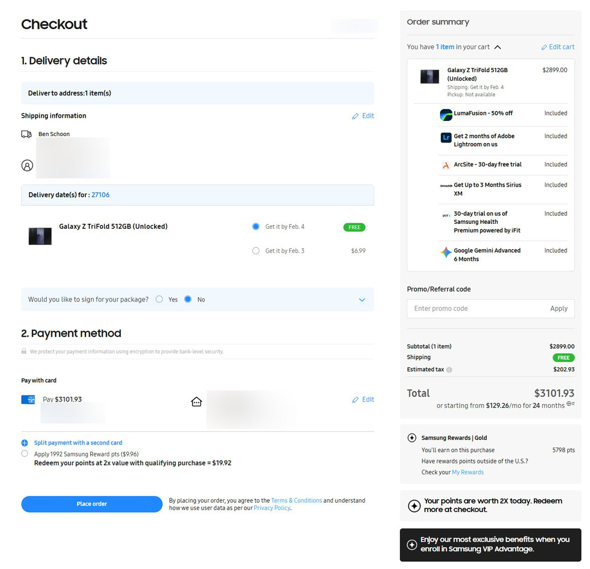 Samsung Galaxy Z TriFold Early Listing Without Trade In 2 Samsung Galaxy Z TriFold Early Listing Without Trade In 2