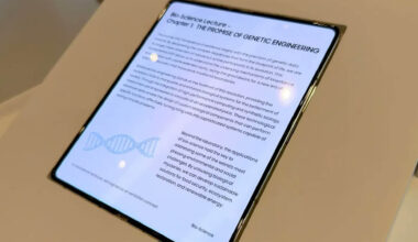 Samsung's crease-free display shown an CES 2026