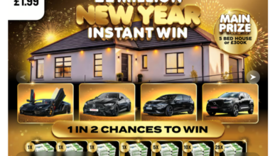 Win an amazing luxury 5-bedroom home in Derry/L’Derry or £300,000 cash, plus luxury supercars, all for just £1.99!