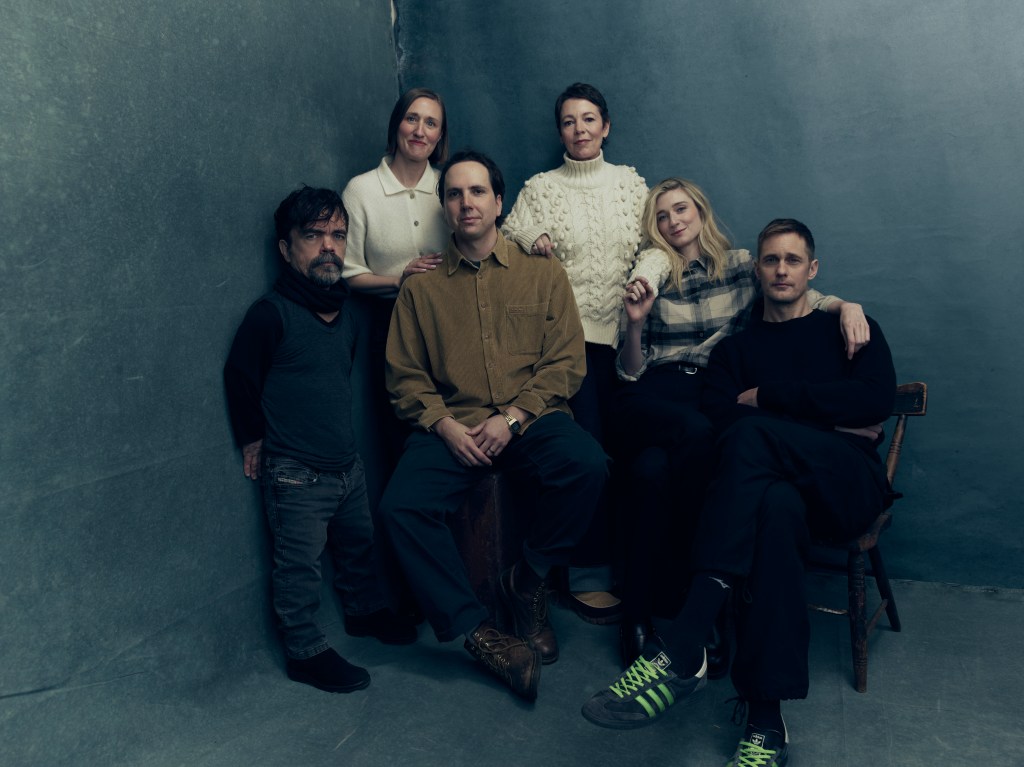 Olivia Colman, Alexander Skarsgård and Peter Dinklage on 'Wicker'