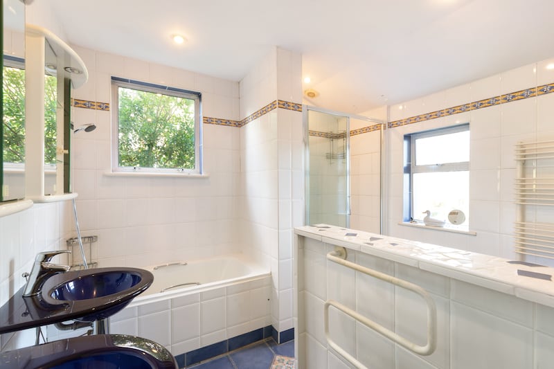 The bathroom on the first floor