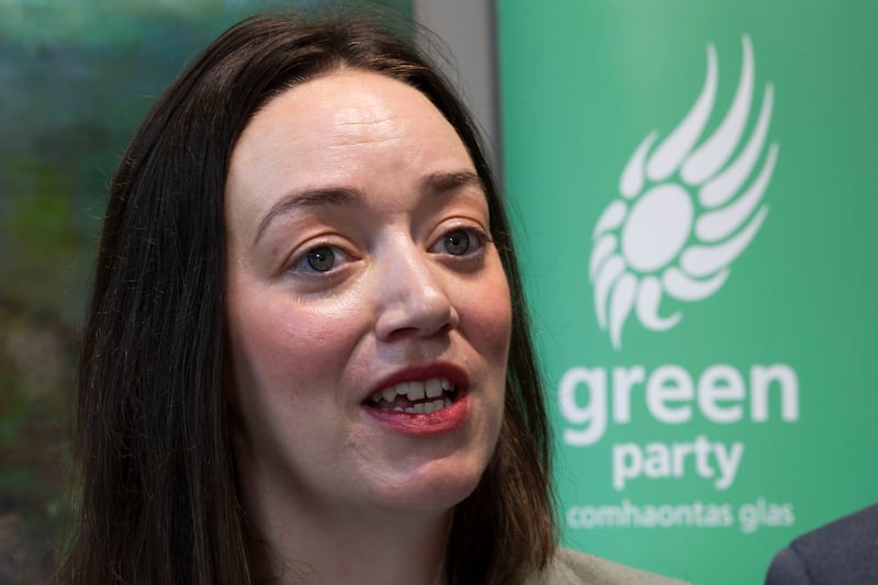 Green Party spokesperson for foreign affairs, trade and defence, councillor Janet Horner, condemns US actions. Photograph: Sam Boal/Collins Photos 