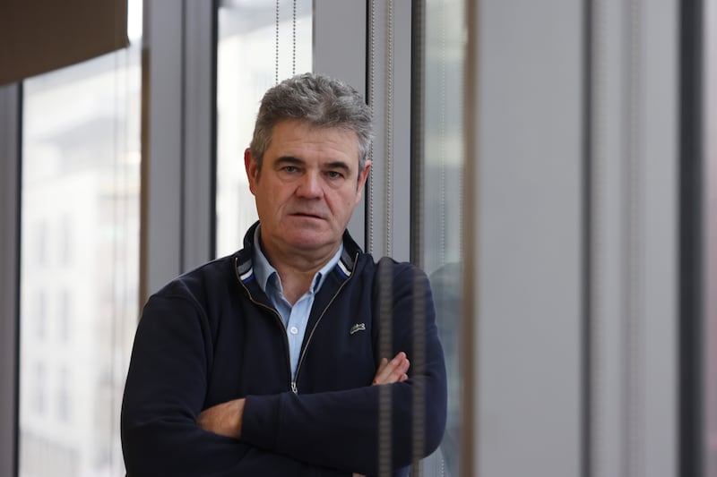 Mick Moran, a former garda who is chief executive of Hotline, a Government- and industry-funded company that removes instances of child sexual abuse material on the internet. Photo: Bryan O’Brien / The Irish Times

