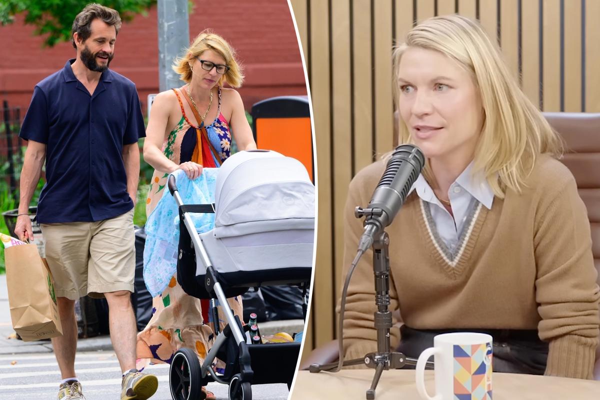 Claire Danes reveals third child's name years after surprise baby caused 'meltdown'