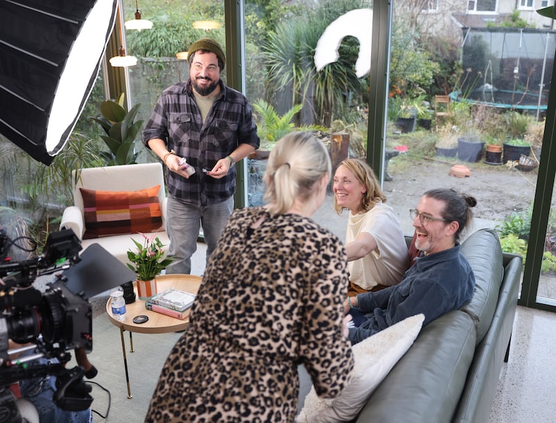 Behind the scenes in the O’Donoghue's home. Photograph: Dara Mac Dónaill