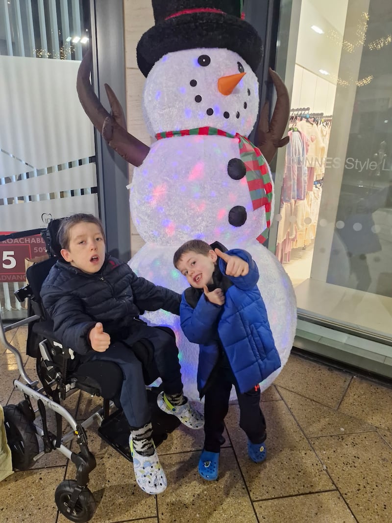 Brothers Luke (8) and Seán Ryan (5) both have spinal muscular atrophy. Seán was among the first children in Ireland to undergo gene replacement therapy as part of a Zolgensma trial