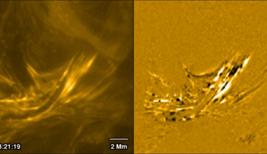 Images taken by Solar Orbiter showing the formation of a solar flare in September 2024. Credit - ESA / L. P. Chitta et al.
