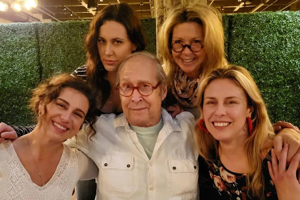 Chevy Chase Instagram Chevy Chase and Jayni Chase with their daughters Cydney, Caley, and Emily.