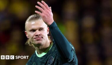 Man City striker Erling Haaland