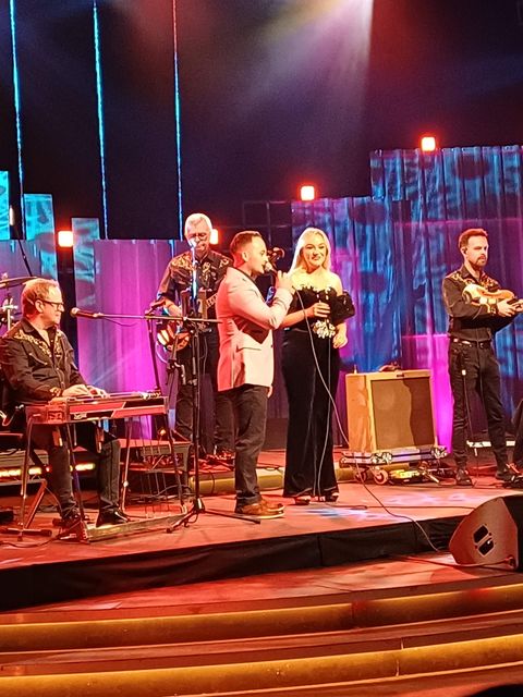 Paudie Coffey performing on Glor Tire with Claudia Buckley