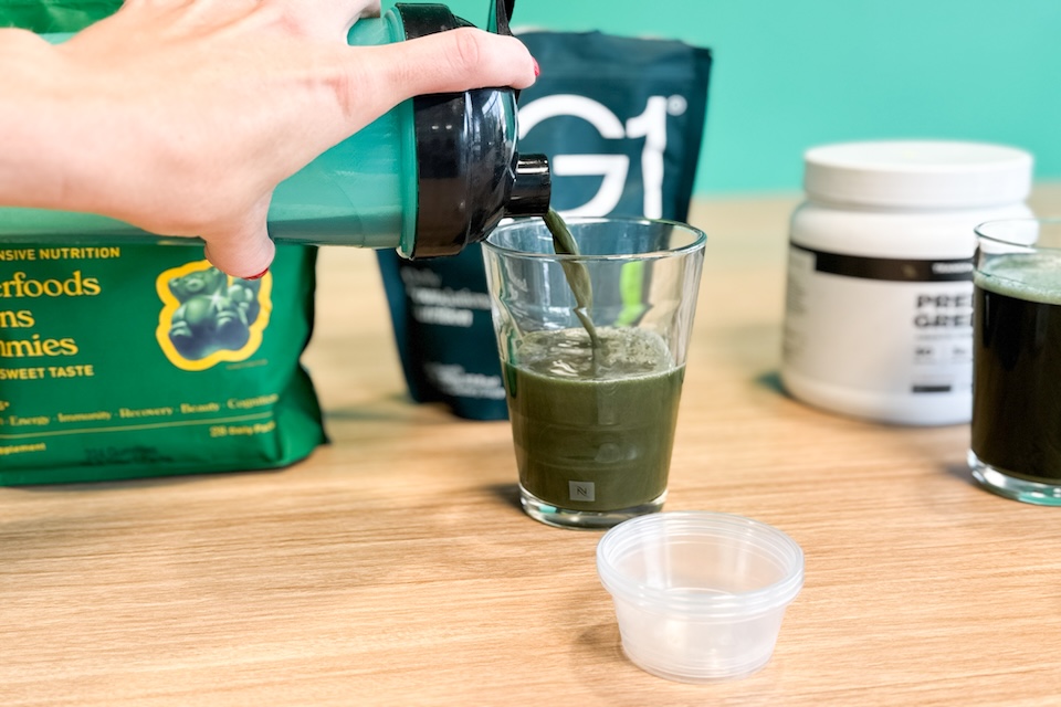 Ag1 as best greens powder