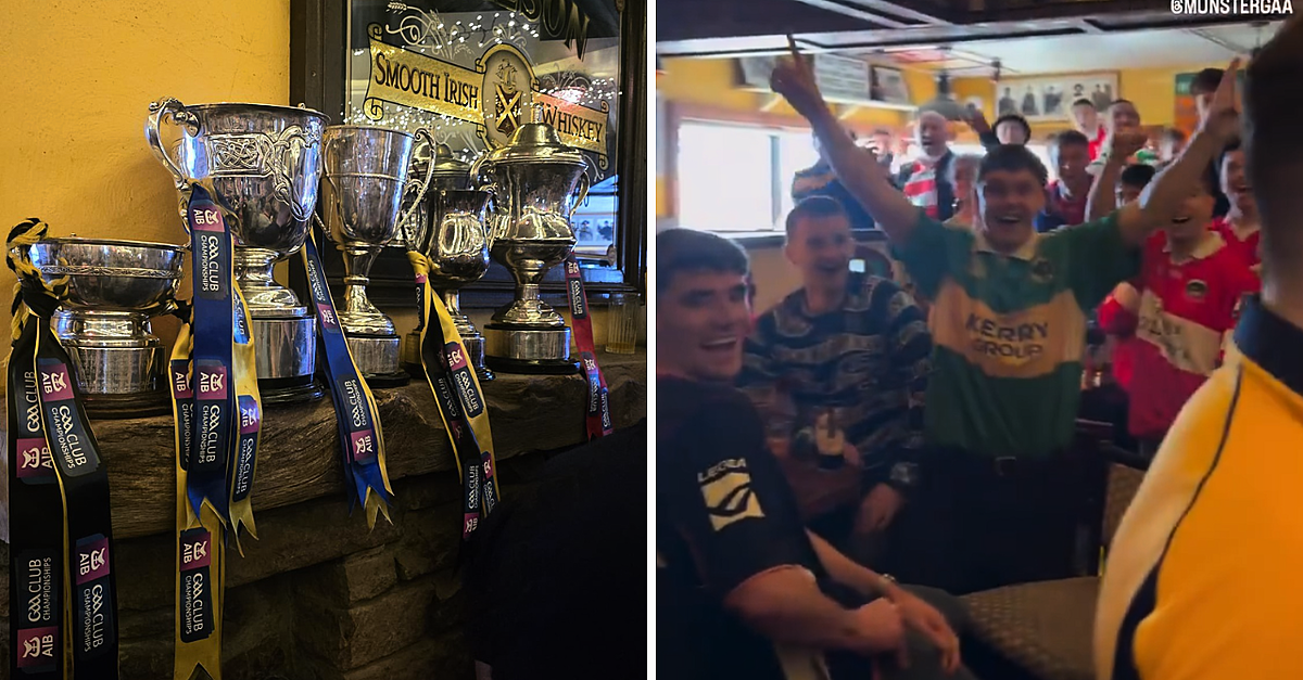 Amazing Scenes As All Six All-Ireland Winning Clubs Gather In Dingle Pub