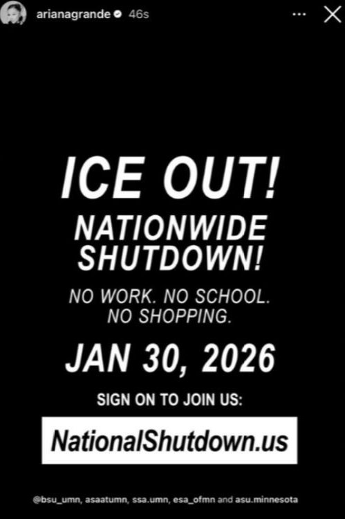 Ariana Grande post