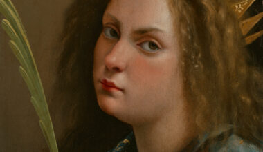 In an early, rare self-portrait, Artemisia Gentileschi appears as one of history's most courageous women