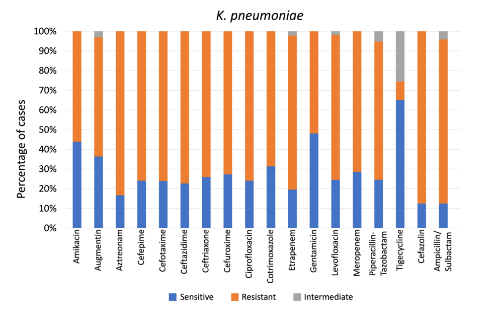 Distribution of Isolated Pathogens and Resistance Patterns in Non-Ventilator Hospital-Acquired Pneumonia at King Hamad University Hospital (KHUH), Bahrain: A Retrospective Study