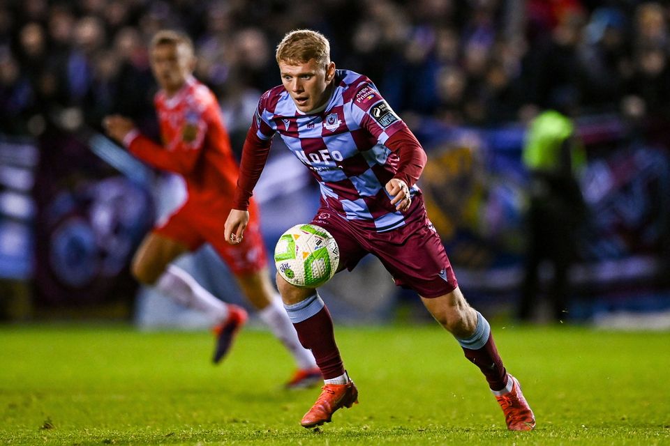 Josh Thomas playing for Drogheda United. Photo: Sportsfile