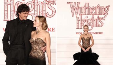 Jacob Elordi & Margot Robbie Stun at 'Wuthering Heights' Premiere, See Pics