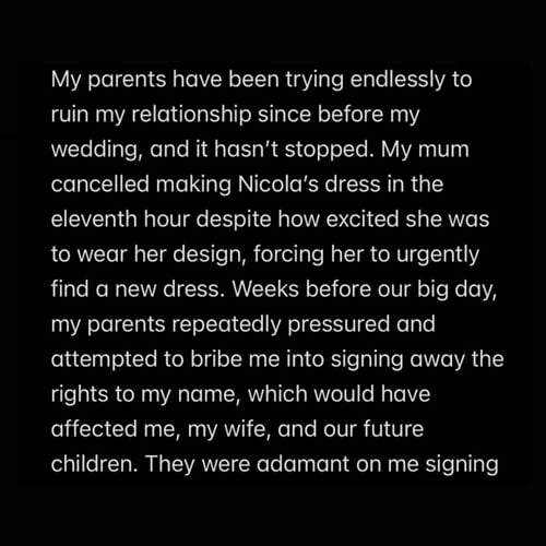 Brooklyn Beckham statement