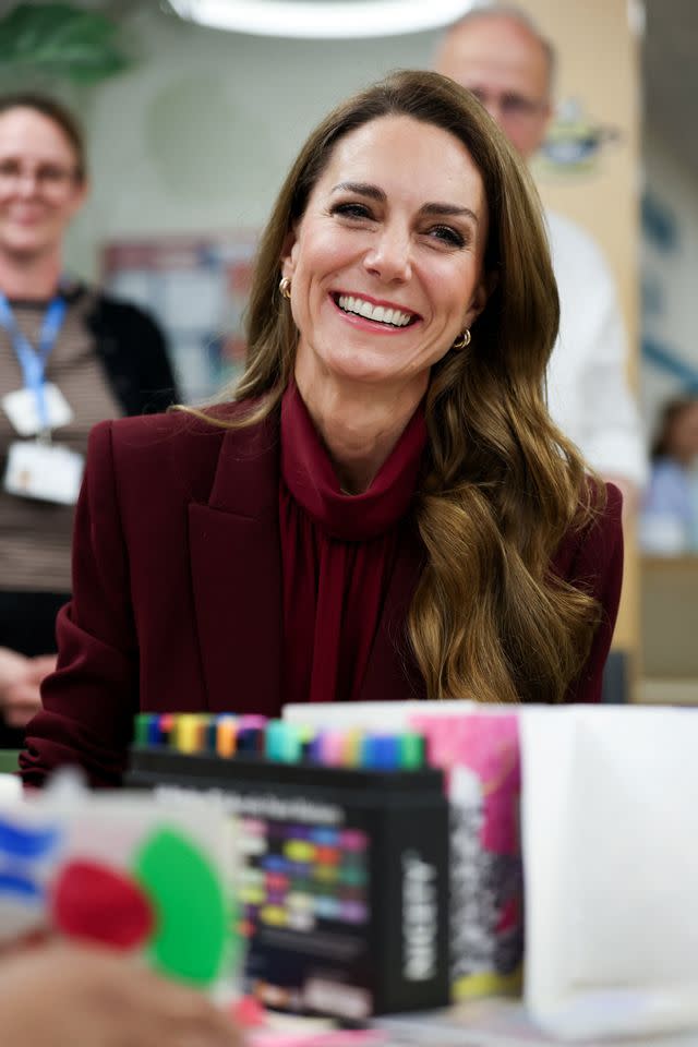 Getty Kate Middleton at Charing Cross Hospital