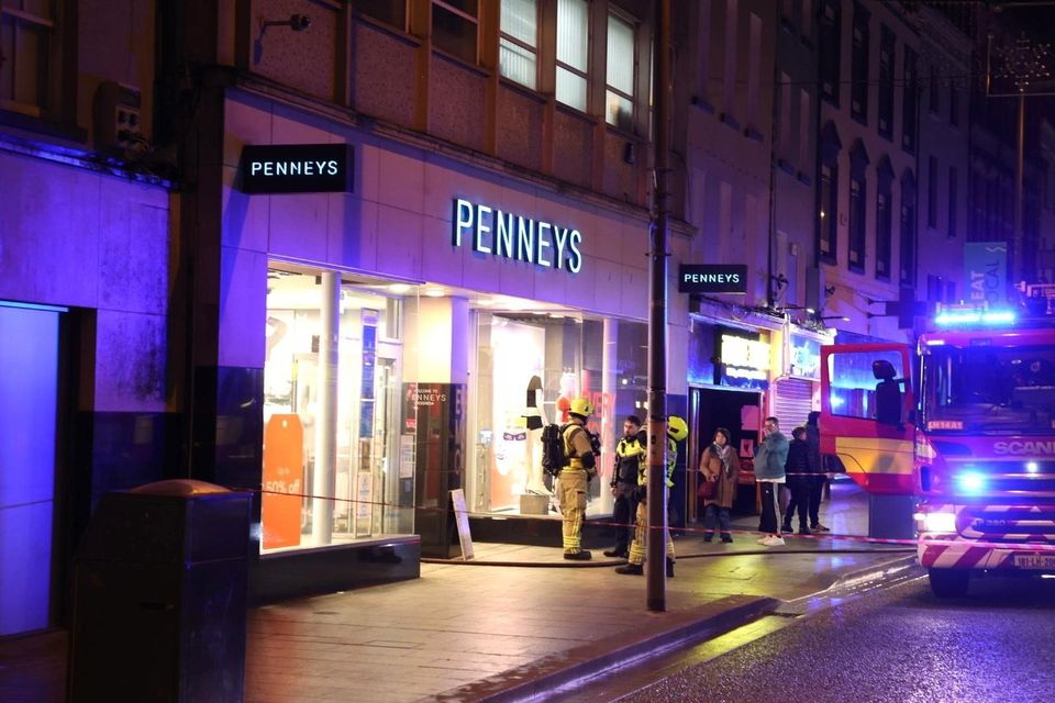 Fire Brigade personnel at the Penneys store in Drogheda. Photo: Paul Connor PHotography.