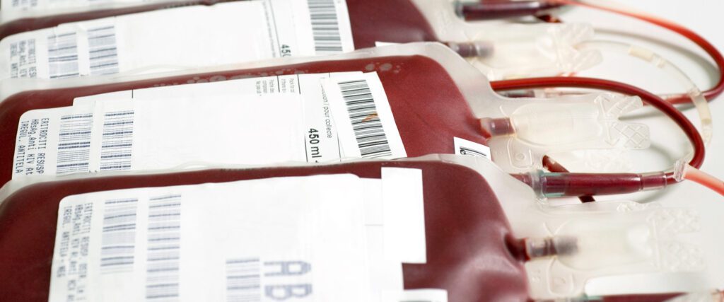 blood transfusion bags