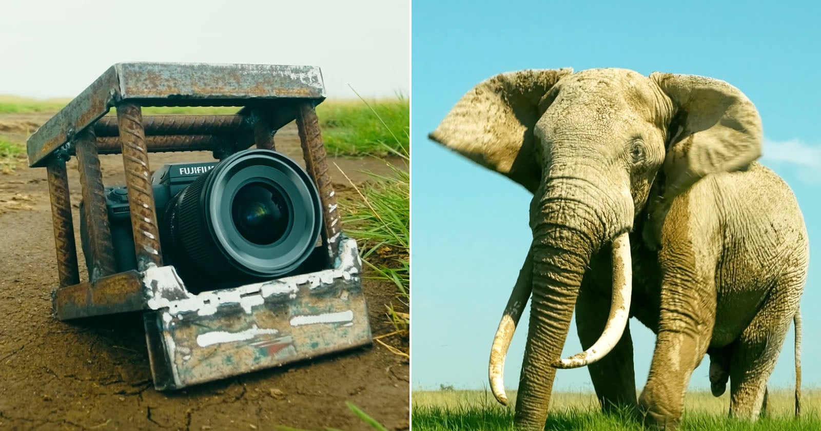 A Wildlife Filmmaker Put a Fujifilm GFX100 II in the Path of Bull Elephants