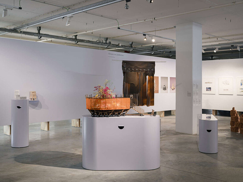 BUREAU assembles fragments of iconic institutions into scenography for garagem sul, lisbon