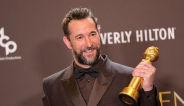 The Pitt's Noah Wyle reveals surprise from three kids following Golden Globes win