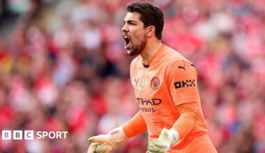 Manchester City goalkeeper Stefan Ortega