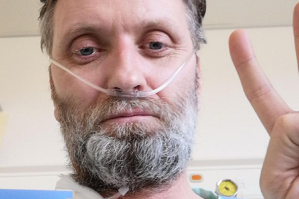 Barra Fitzgibbon in hospital