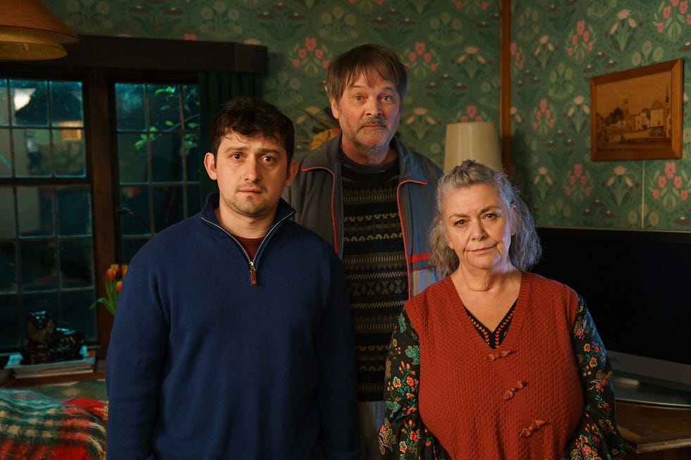 dawn french, mark heap, craig roberts in can you keep a secret