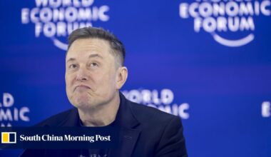 In Davos debut, Musk highlights key China advantage in AI race