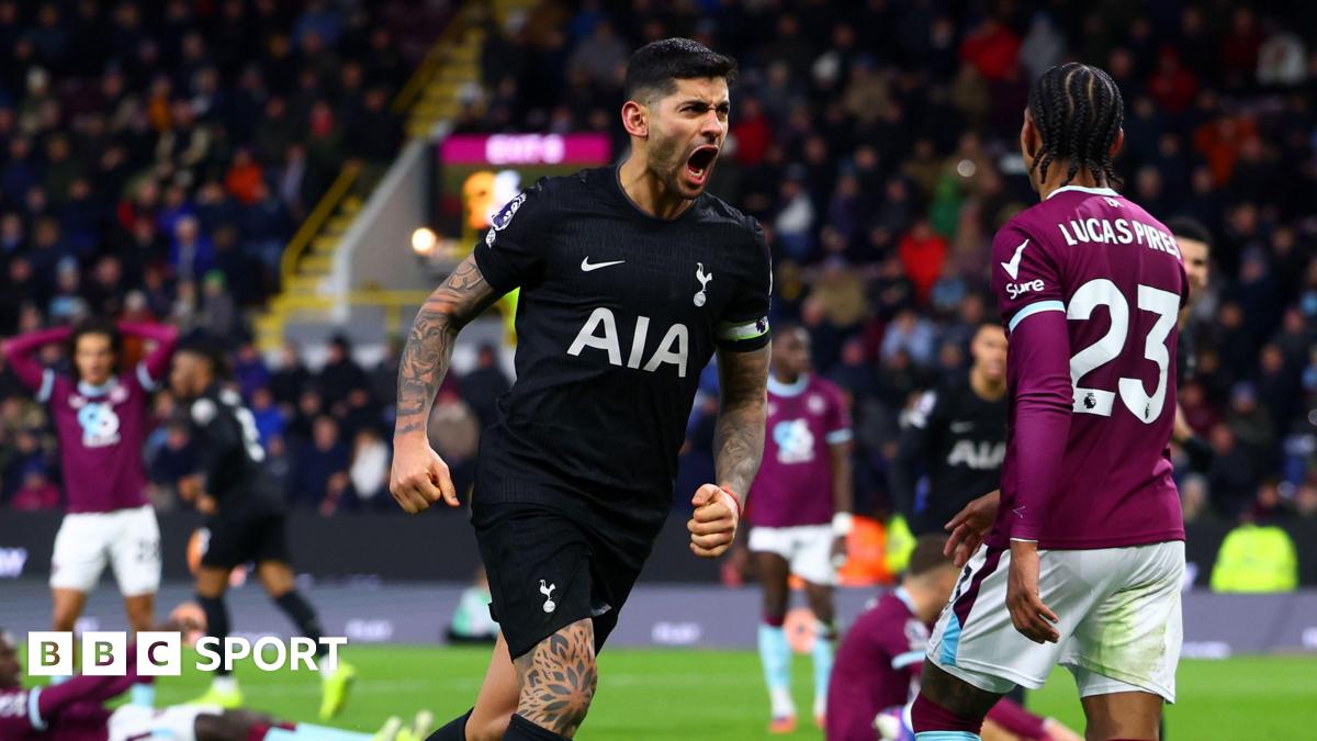 Burnley 2-2 Tottenham Hotspur: Cristian Romero's late leveller rescues Spurs at Burnley