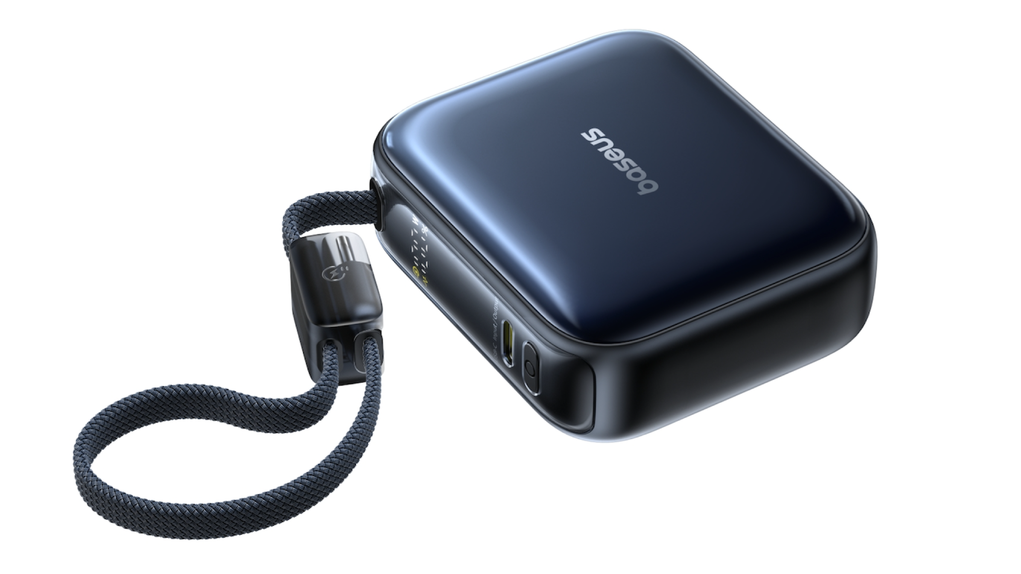 Promotional images of new products by Baseus at CES 2026