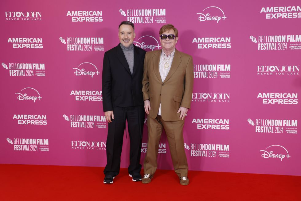 David Furnish and Elton John