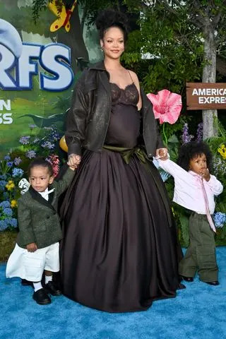 Michael Buckner/Variety via Getty Rihanna with her two sons