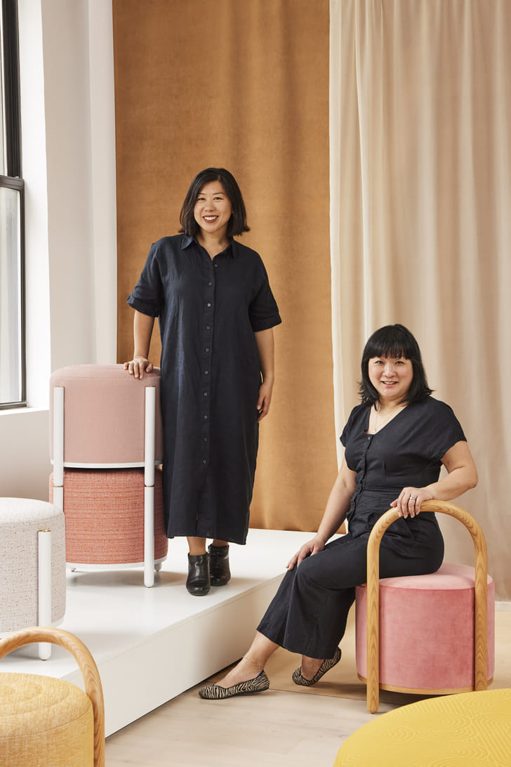 ALA Studio leadership: Alda Ly (left, founder and principal) and Tania Chau (right, studio director). Photo: Pippa Drummond, courtesy ALA Studio.