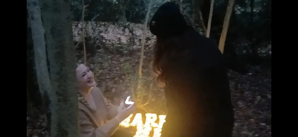 Kelly and her partner