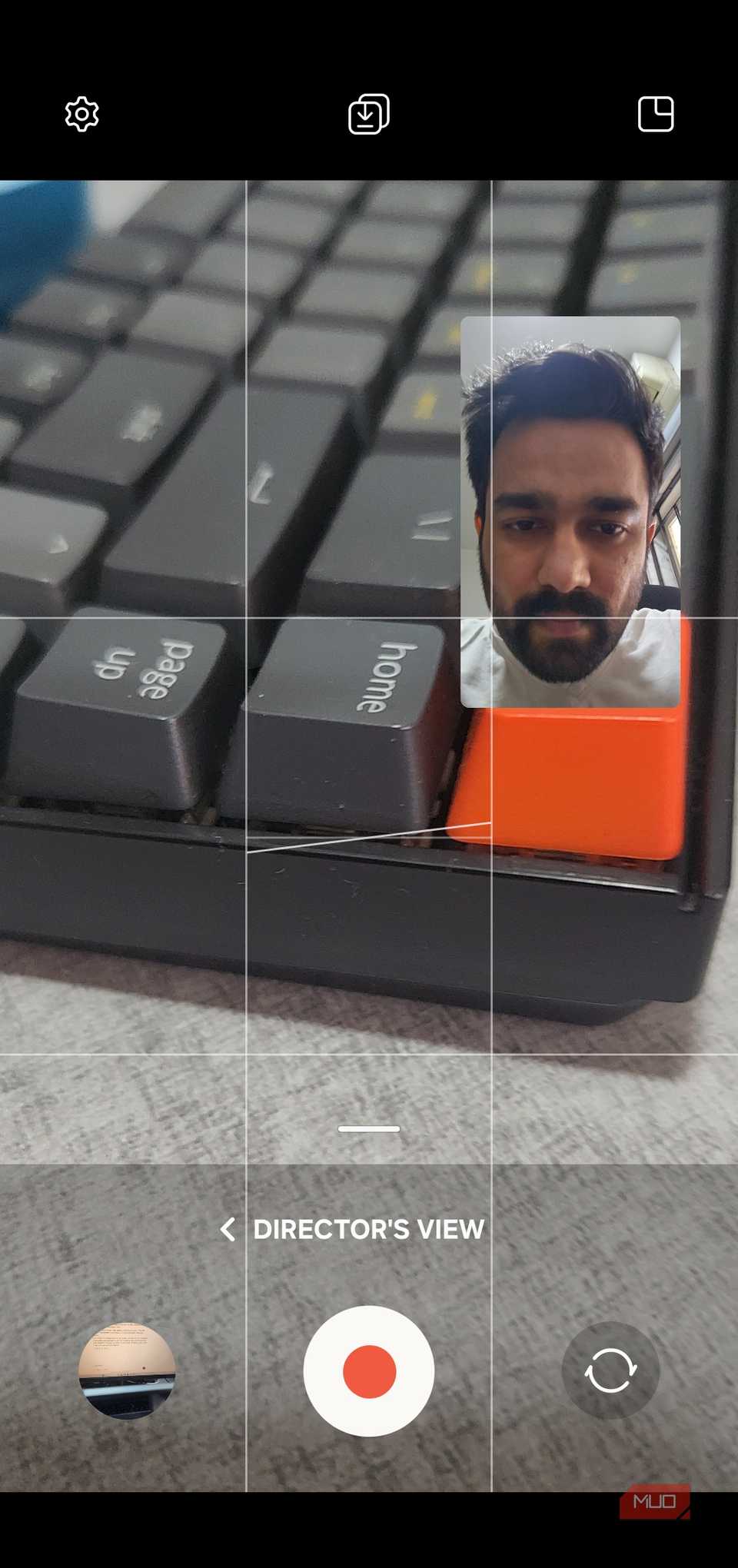 Director's View in Samsung Camera app