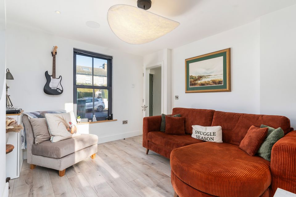 Another view of the living room at San Antonio, 7 St Fintan’s Villas, Blackrock, Co Dublin