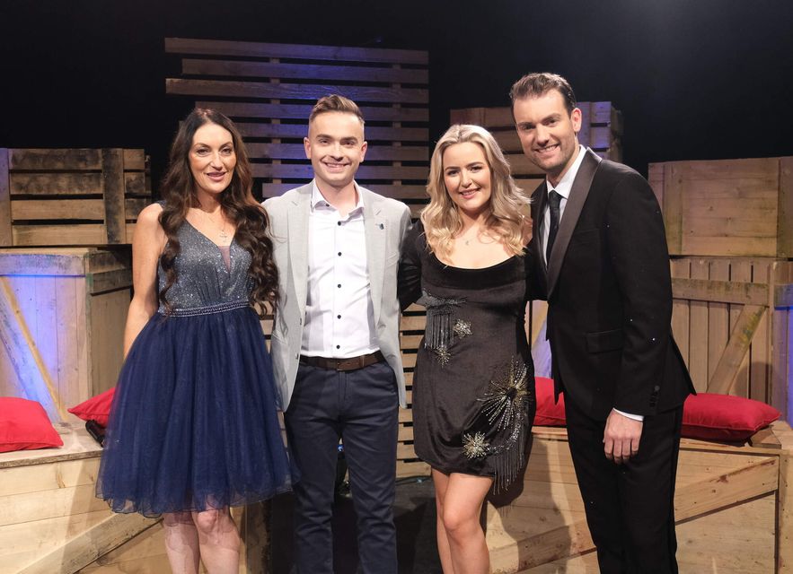 Glór Tíre contestants Dee Morrissey, Marty Breslin, Megan O’Hara and Ryan Lynch