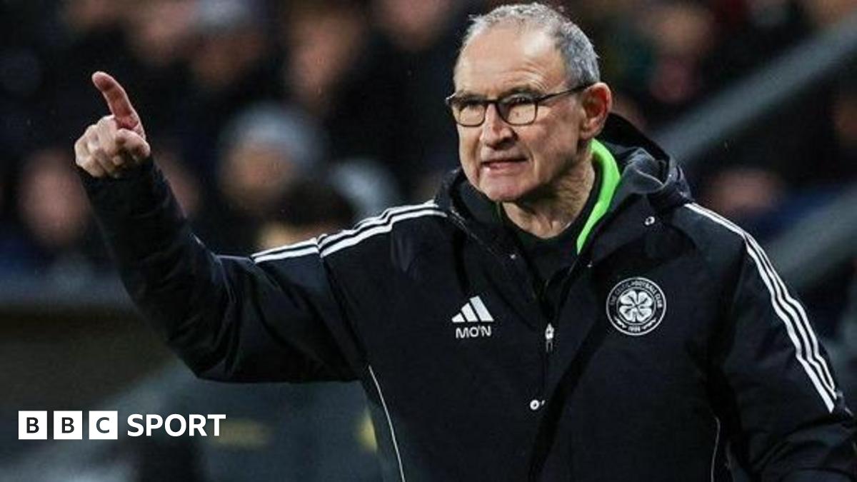 Celtic manager Martin O'Neill during a William Hill Premiership match between Falkirk and Celtic at The Falkirk Stadium, on January 14, 2026, in Falkirk, Scotland.