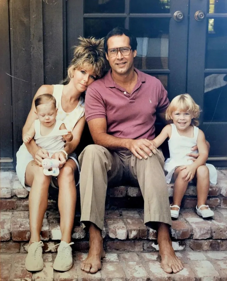 Chevy Chase Instagram Chevy Chase, Jayni Chase and their daughters Cydney and Caley circa mid 1980s.